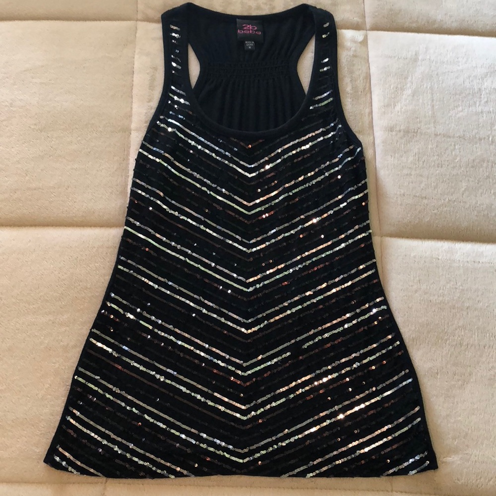Black tank top